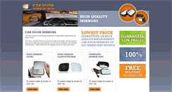 Desktop Screenshot of carwingmirrorshop.co.uk